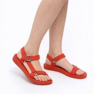 Teva Women's Red Orange Sandals Size 8